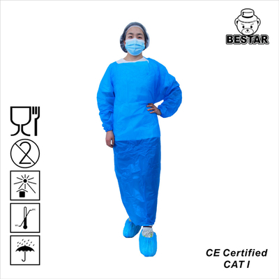 ISO Non Woven Isolation Gown Disposable Isolation Gown SMS For Doctors