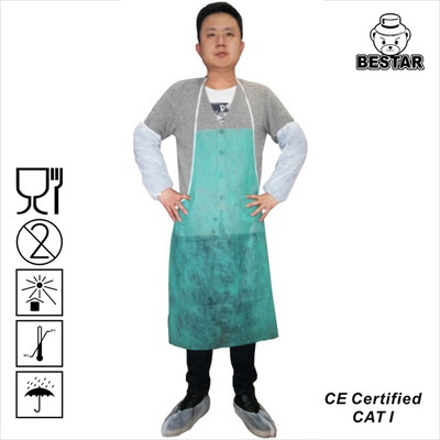 OEM Single Use Disposable Cooking Aprons Plastic SPP for chef