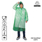 Waterproof Disposable Plastic Raincoat PE Rain Poncho With Hood